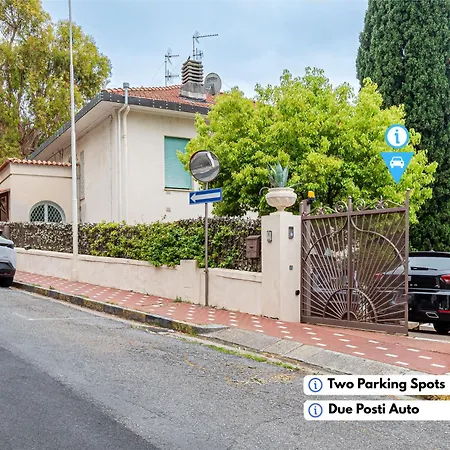 Le Palme - Exclusive Garden Retreat & Parking * Ospedaletti